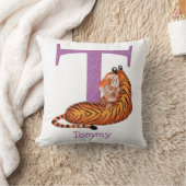 動物ABC Tはタイガークッション用 クッション (ブランケット)