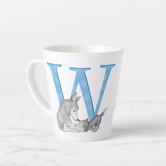 動物ABC Wはオオカミラテマグ カフェラテマグ (左アングル)