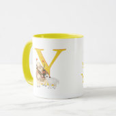 動物ABC Yはヤクマグのためだ マグカップ (正面左)