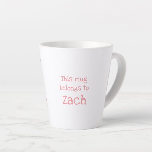 動物ABC Zはゼブララテマグ カフェラテマグ (右アングル)