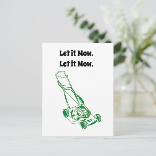 動画を見るインターネットミームのジョーク ポストカード (スタンド正面)