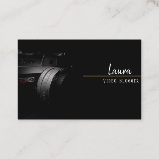 動画ブロガー 名刺 (正面)