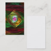 動的つながり抽象芸術アート名刺 名刺 (正面/裏面)