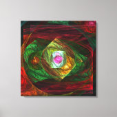 動的つながり抽象芸術キャンバスプリントプリント キャンバスプリント (正面)