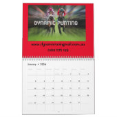 動的なレーシングメールカレンダー カレンダー (1月 2026)