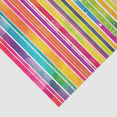 動的な水色のストライプ 薄葉紙 (詳細)