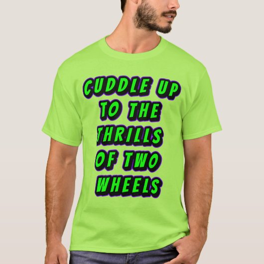 動的やる気を起こさせる文字デザイン Tシャツ (正面)