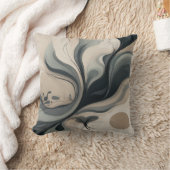 動的インクの色パターン クッション (ブランケット)