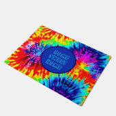 動的カスタマイズホームスイートホームタイ – 染料デザイン ドアマット (アングル)