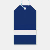 動的コロラド州旗のグラフィック ギフトタグ (裏面)