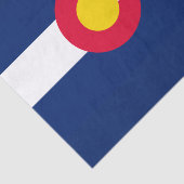 動的コロラド州旗のグラフィック 薄葉紙 (詳細)