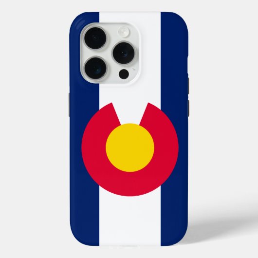 動的コロラド州旗のグラフィック Case-Mate iPhoneケース (裏面)