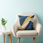 動的ジオメトリ抽象芸術アート クッション (椅子)