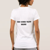 動的ストライカー、サッカー選手のエンブレム Tシャツ (裏面)