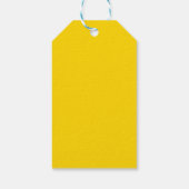 動的ニューメキシコ州旗のグラフィック ギフトタグ (裏面)