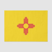 動的ニューメキシコ州旗のグラフィック 薄葉紙 (正面)