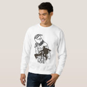 動的ヒップホップ実行者 スウェットシャツ (正面フル)