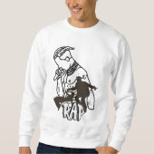 動的ヒップホップ実行者 スウェットシャツ (正面)