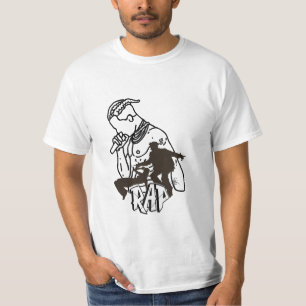 動的ヒップホップ実行者 Tシャツ