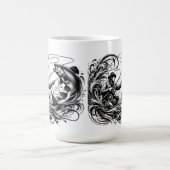 動的フライフィッシング コーヒーマグカップ (中央)