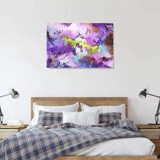 「動的フラグメント」コンテンポラリー抽象芸術 キャンバスプリント