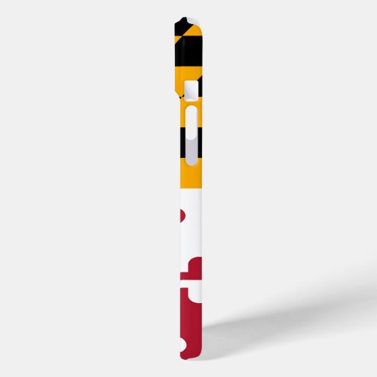 動的メリーランド州旗のグラフィック Case-Mate iPhoneケース (裏面 / 左)