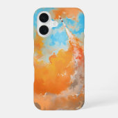 動的ロケット打ち上げ_iphoneケース iPhone 16ケース (裏面)