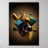 動的対称値ポスター紙（マット） ポスター (正面)