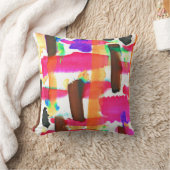 動的抽象芸術パターン クッション (ブランケット)