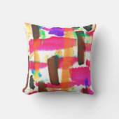 動的抽象芸術パターン クッション (正面)