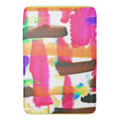 動的抽象芸術パターン バスマット (正面縦)