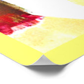 動的抽象芸術パターン ポスター (角)