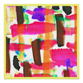 動的抽象芸術パターン ポスター