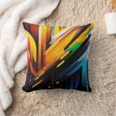動的抽象芸術合成 クッション (ブランケット)
