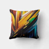 動的抽象芸術合成 クッション (裏面)