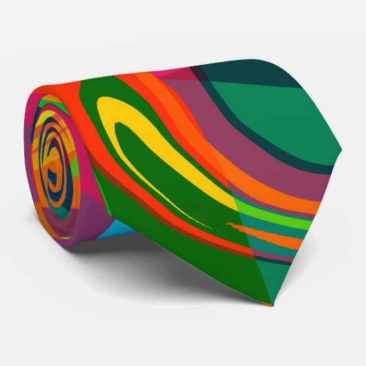 動的抽象芸術 ネクタイ (ロール)