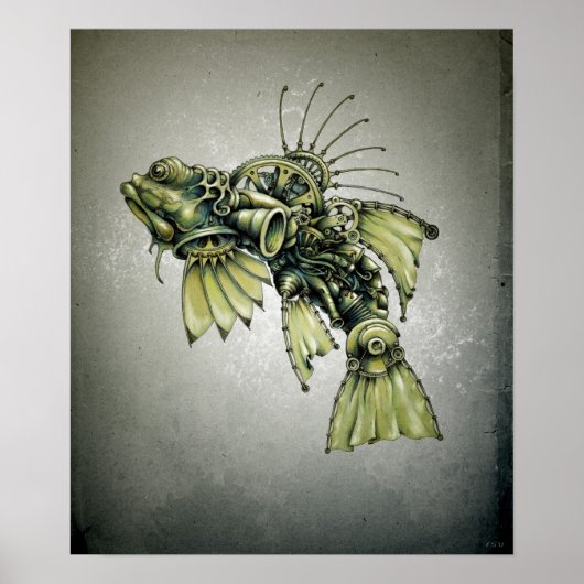 動的海産物 ポスター (正面)