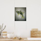 動的海産物 ポスター (キッチン)