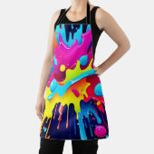 動的蛍光ス絵を描テリーク エプロン (インサイチュ)