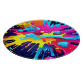 動的蛍光ス絵を描テリーク カッティングボード (角)