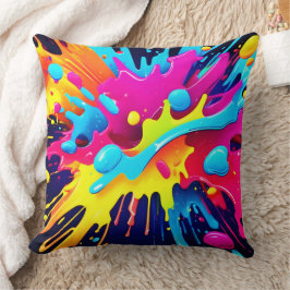 動的蛍光ス絵を描テリーク クッション