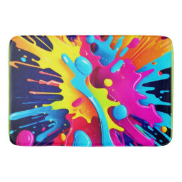 動的蛍光ス絵を描テリーク バスマット