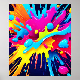 動的蛍光ス絵を描テリーク ポスター