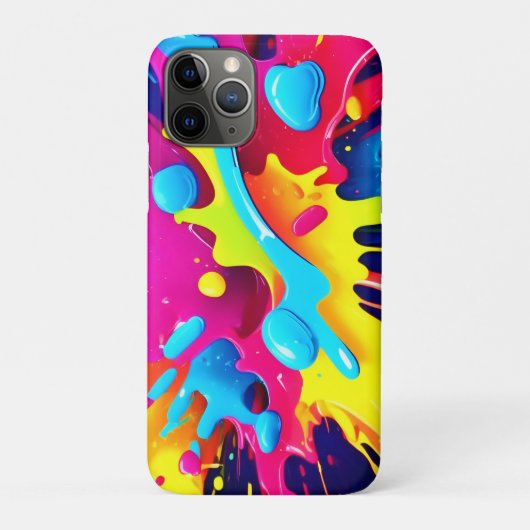 動的蛍光ス絵を描テリーク Case-Mate iPhoneケース (裏)