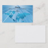 動的3d wordmapの名刺のデザイン 名刺 (正面/裏面)