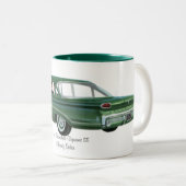 動的88の有名人のセダンのマグ ツートーンマグカップ (正面右)