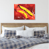 動脈の内部の脂肪斑の顕微鏡的見解 キャンバスプリント (インサイチュ (寝室))