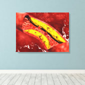 動脈の内部の脂肪斑の顕微鏡的見解 キャンバスプリント (インサイチュ (ウッドフロア))