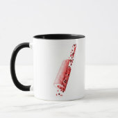 動脈を貫流する血 マグカップ (左)