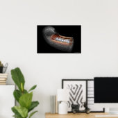 動脈内の血管板状気球のビュー ポスター (ホームオフィス)